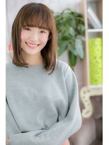 ミック 日暮里店(miq)&nbsp;フリンジバング◎透け感ストレート