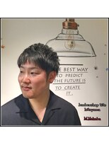 バーバーショップ テト キタヤマ(barber shop tete kitayama)&nbsp;【tete】ツーブロック★ポイントパーマスタイル【KITAYAMA】