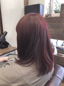 ヘア プロデュース アイモ(Hair Produce Aimo) ボルドーカラーの愛されレイヤー☆