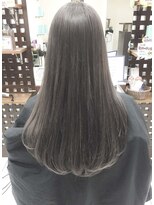 デイズ(days)&nbsp;ブリーチなし透明感カラー☆ラベンダーアッシュブルージュ　黒髪