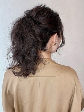 セシルヘアー 松山店(Cecil hair) セミロングアレンジ