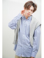 オラ ボーテ(Aura Beaute)&nbsp;メンズショート×エアリーウェーブ×アッシュカラー