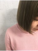カーキーグレージュ　ボブ【所沢】