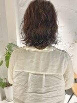 コフィー バイ メルト 吉祥寺(cofy by melt)&nbsp;【三ツ井純】くしゃっと無造作ほつれパーマゆるふわミディ