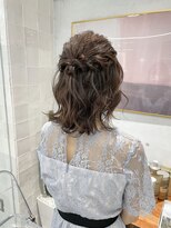 ローウェ 渋谷(Louwe)&nbsp;ハーフアップアレンジ