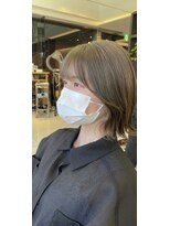 キサ ファータ 恵比寿(kisa fata)&nbsp;[オージュアサロン/恵比寿]外ハネボブ/透明感アッシュカラー