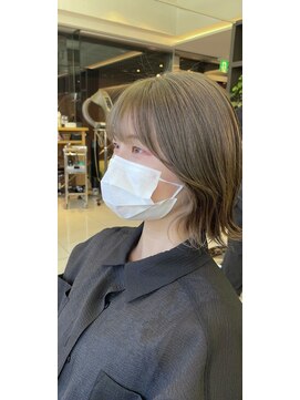 キサ ファータ 恵比寿(kisa fata) [オージュアサロン/恵比寿]外ハネボブ/透明感アッシュカラー