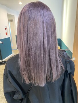 ヘアーブレイス(hair brace) ラベンダーグレー　stylist聖斗