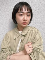 シーン(SCENE)&nbsp;ショートボブ　丸みショートボブ　ワイドバング【天神/今泉】