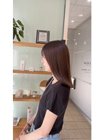 ジーナ セントラル銀座(Zina)&nbsp;ツヤ感カラー＊髪質改善＊ココアブラウン【ZinaCENTRAL】