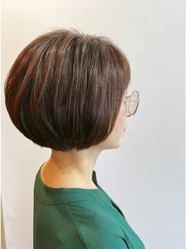 ピュアソウル(Pure Soul) 【カットで髪質改善】ニューヨークドライカット★大人ボブ