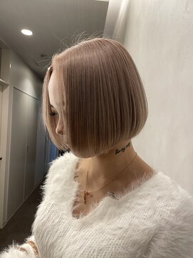 ジエクト カナウ(The Ect canow) ハイトーンボブ/ロイヤルミルクティベージュ/ベージュカラー