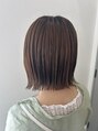 メラク バイ コア(Merak by CoRe.gn) 肩につかない長さの切りっぱなしボブ!!