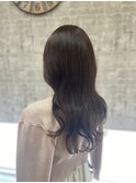20代30代40代艶感カラー韓国風巻き髪オリーブベージュ