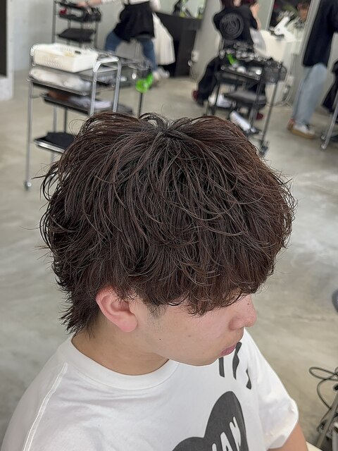 熊本メンズサロン シャドウパーマ MEN'S HAIR 無造作パーマ