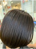 髪質改善　プレミアムカラー　美髪ケア　まとまる艶髪@田代9/9