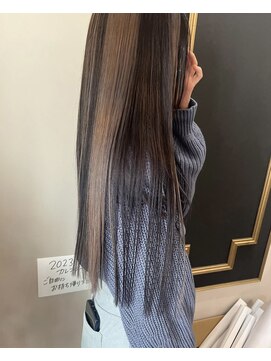 アイディー  高知(id) -高知 id-【白髪ぼかし】ハイローモンブランカラー