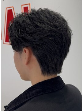 オーシャントーキョー 仙台(OCEAN TOKYO) フェザーショートパーマセンターパートダウンパーマツーブロ仙台