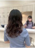 濡れ感×ゆるウェーブで大人の余裕をプラス◎デジタルパーマ