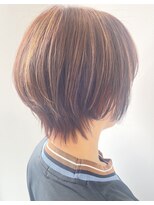 アルファ(Hair Salon alpha) 【大人可愛い×透明感】ハイライト×オレンジブラウン