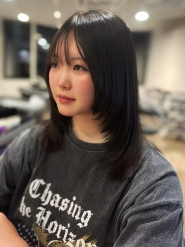 スティル ヘアアンドアイラッシュ(STILL hair&eyelash) 【柴田】ストレート×顔まわりレイヤー