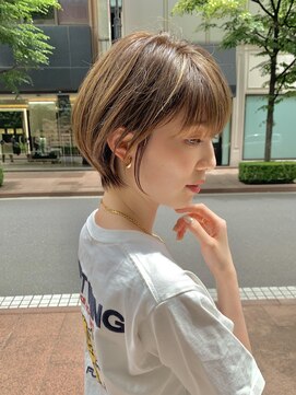 ロンドグロワール 大宮(Lond Gloire) ミニウルフレイヤーカット顔周りカット前髪カットショート/大宮
