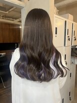 アジールヘア 東上野店(agir hair)&nbsp;パープルインナーカラー【上野】