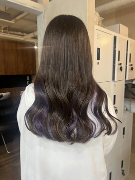 アジールヘア 東上野店(agir hair) パープルインナーカラー【上野】