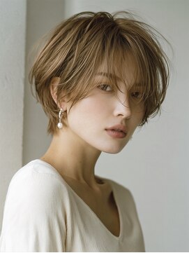 アルトリスト(Altruist Aging×HAIR&SPA) ☆イメチェンピンクベージュアンブレラカラー前髪クールショート