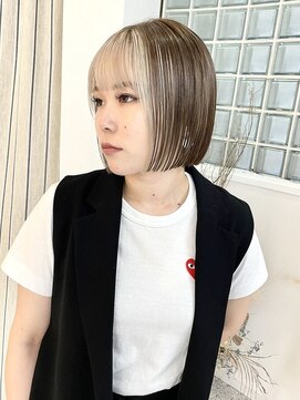 ロマーリ 岡山店(LOMARLIE) ミニボブ_似合わせデザインカラー