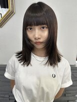 ナービス(NARVIS)&nbsp;顔まわりカット/レイヤーカット/透明感/ブラウンアッシュ