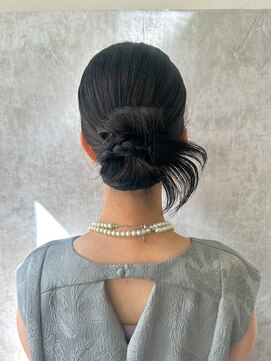 スタイル 横浜(STYLE) 結婚式お呼ばれタイト系カチモリ／ヘアセット/タイト/アレンジ