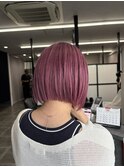 ボブ ピンク