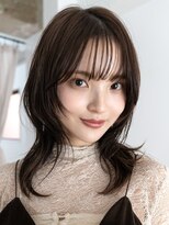 スミス 秋葉原(Smith)&nbsp;レイヤーカットハッシュカット顔まわりミディアムロング