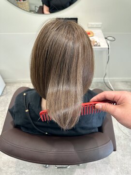 白髪ぼかし30代40代50代グレイカラー白髪染め白髪ぼかし