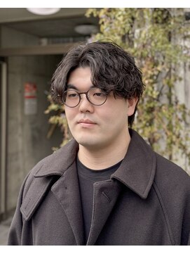 2wayバングシャドパーマ