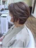 オーガニックカラー×ミセスショートstyle