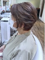 アエラスラナ 相模大野(Aeolus Lana) オーガニックカラー×ミセスショートstyle