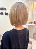 ブリーチベースのナチュラルベージュ