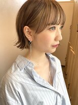 サンドパールス 仙台店(sand PALCE)&nbsp;髪質改善/大人ガーリー/似合わせカット/ショートボブ前髪/仙台