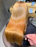 【ブリーチ毛専用】髪質改善トリートメント+カット