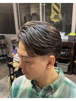 スウェルホワイト(SWELL WHITE) パートスタイルテーパーフェード