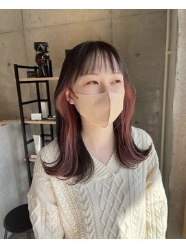 スーリール 西大分店(Sourire) 【sourire西大分】　ピンクイヤリングカラー
