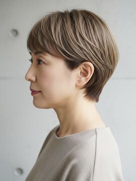 プラグ ヘアーデザイン 大名店(PLUG hair design) 耳かけマッシュショート