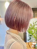 ヨリ ルトロワ 札幌大通(yori Le_trois) 前髪イメチェンピンクベージュクールショートレイヤーカット