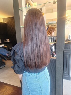 ローレン(LOREM) くびれヘアハイライトカラーラベンダー×グレー