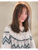 ローレン(LOREN) 透明感髪質改善ベージュダブルカラーミルクティーグレージュ