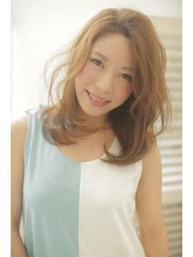 ヘアアンドリラクゼーション ルタ(HAIR＆RELAXATION RUTA) 【RUTA】外国人風ゴールドベージュ/鎖骨ミディアム