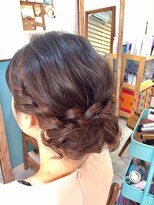 ロカット サロン(Roquat Salon)&nbsp;シニヨンロングアレンジ【ヘアセット　立川/立川南口/八王子】