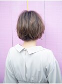 カジュアルショートボブ